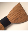Wooden bow tie with cufflinks