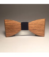 Wooden bow tie with cufflinks