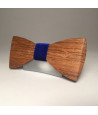 Wooden cufflinks and bow tie 