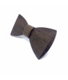 Wooden bow tie DEEP BROWN