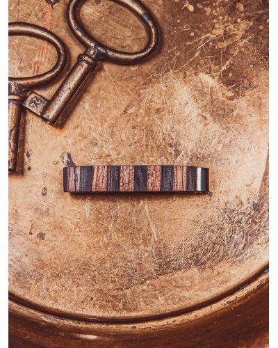 Wooden tie clip