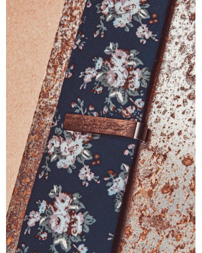 Wooden tie clip