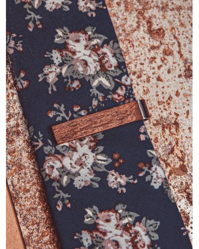 Wooden tie clip