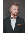 Wooden bow tie GREY