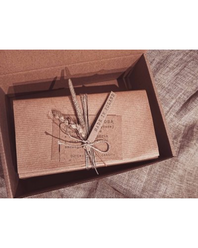 Wooden bow tie with cufflinks