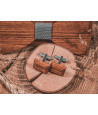 Wooden bow tie with cufflinks