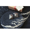 Wooden cufflinks B.O.BREAK