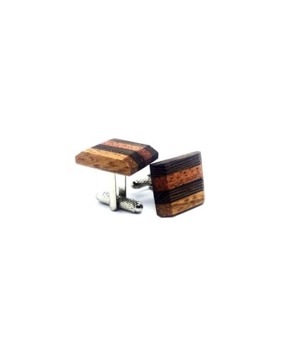 Wooden cufflinks