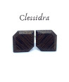Wooden cufflinks Clessidra