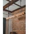 Wooden beam lamp