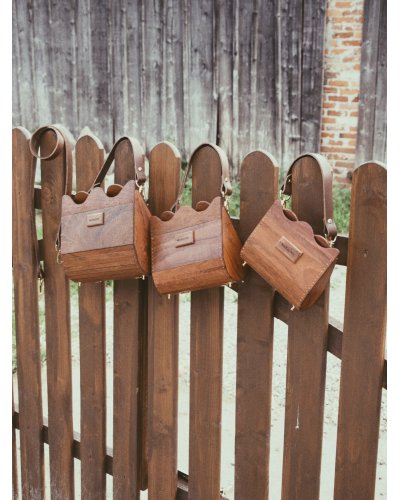 Wooden bag CASUAL WAVE