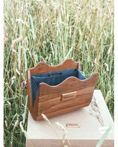 Wooden bag CASUAL WAVE