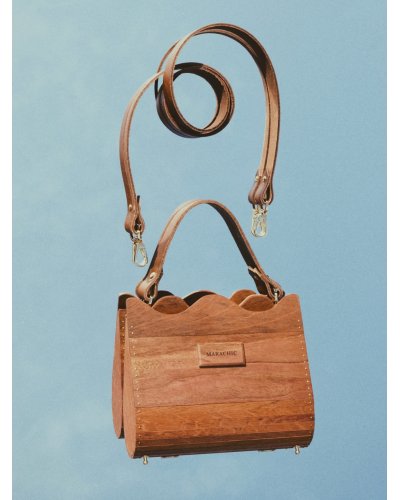 Wooden bag CASUAL WAVE