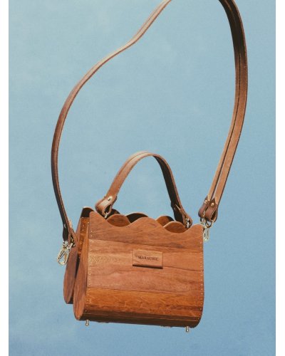 Wooden bag CASUAL WAVE