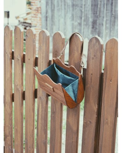 Wooden bag CASUAL WAVE