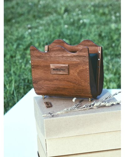 Wooden bag CASUAL WAVE