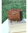 Wooden bag CASUAL WAVE