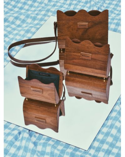 Wooden bag CASUAL WAVE