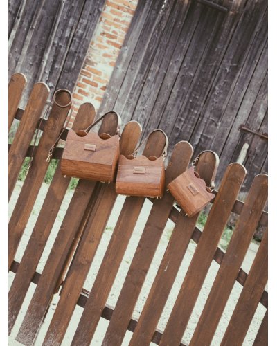 Wooden bag MINI WAVE