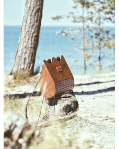 Wooden bag MINI WAVE