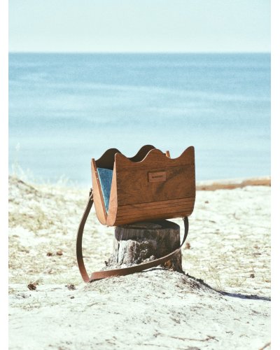 Wooden bag MINI WAVE
