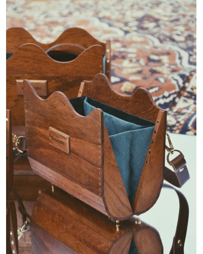 Wooden bag MINI WAVE