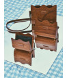 Wooden bag MINI WAVE