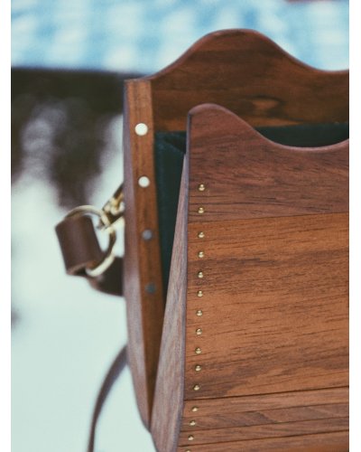 Wooden bag CASUAL WAVE