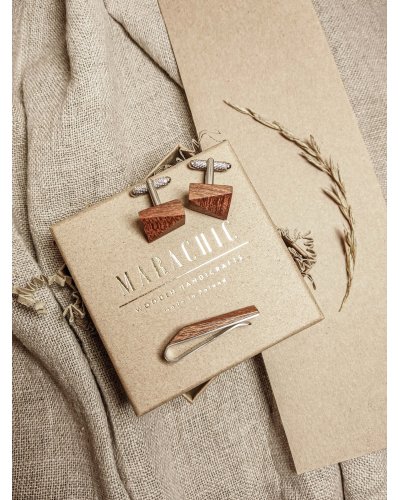 Zestaw spinek do mankietów i krawata