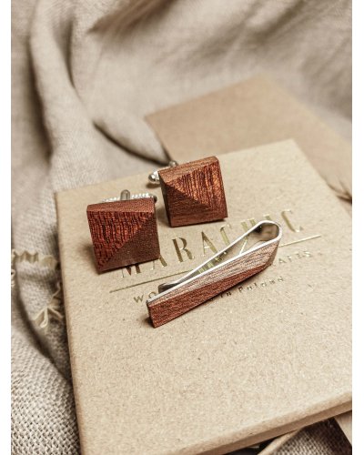 Zestaw spinek do mankietów i krawata