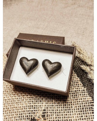 Wooden cufflinks LOVE ME