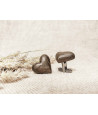 Wooden cufflinks LOVE ME