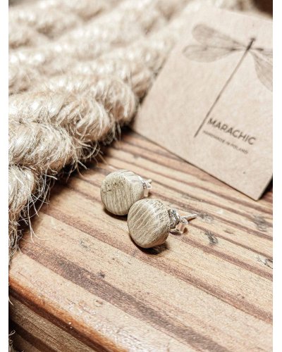 Wooden earrings