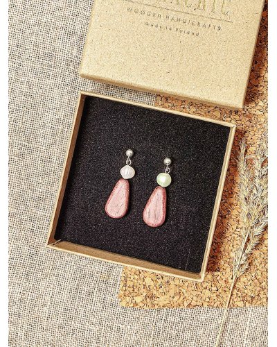 Wooden earrings