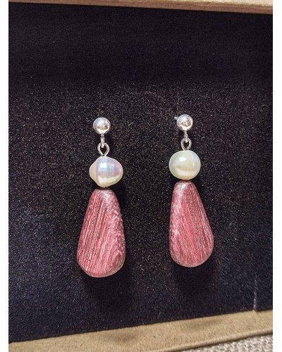 Wooden earrings