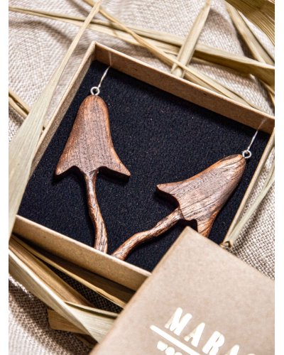 Magiczne grzybki kolczyki