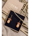 Boletus mushrooms earrings