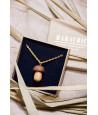 Necklace with mushroom