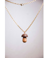 Necklace with mushroom