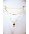 Necklace with mushroom