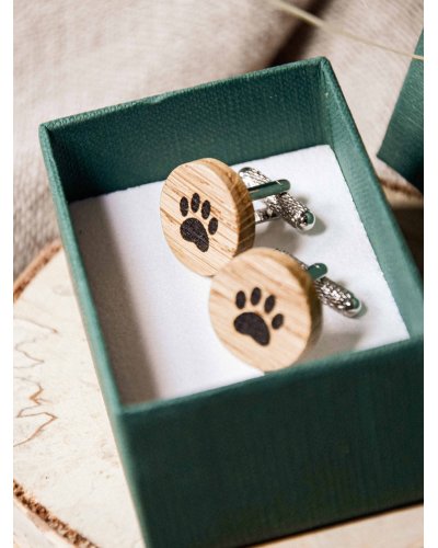 Cat's paw cufflinks