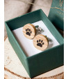 Cat's paw cufflinks