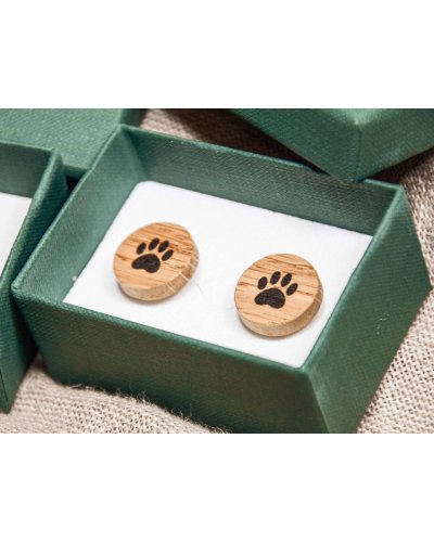 Spinki do mankietów kocia łapka