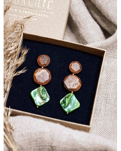 Green Magic Earrings