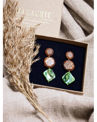 Kolczyki Green Magic