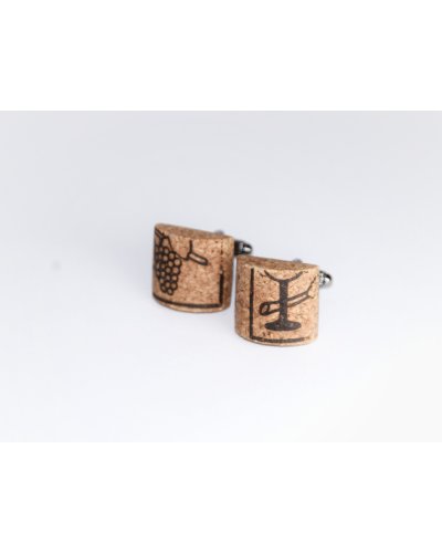 Drewniana muszka z poszetką