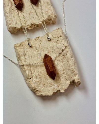 Chain with a wooden heart