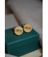 Wooden cufflinks
