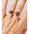 Wooden diamond ring