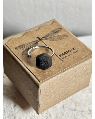 Wooden diamond ring